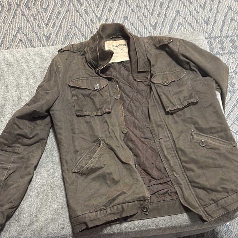 Filson Brown Military Field Jacket